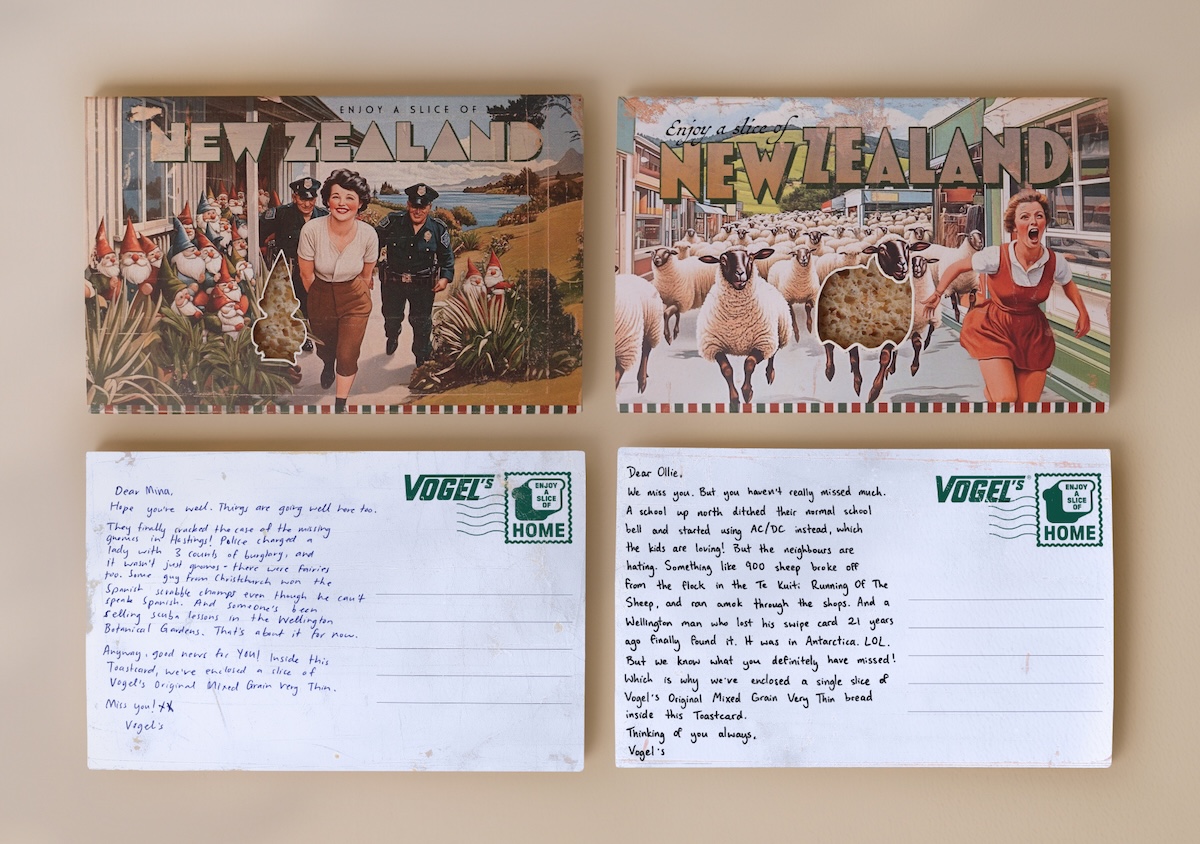 Vogel’s send Kiwis a slice of home in new ‘Toastcards’ campaign via DDB Aotearoa