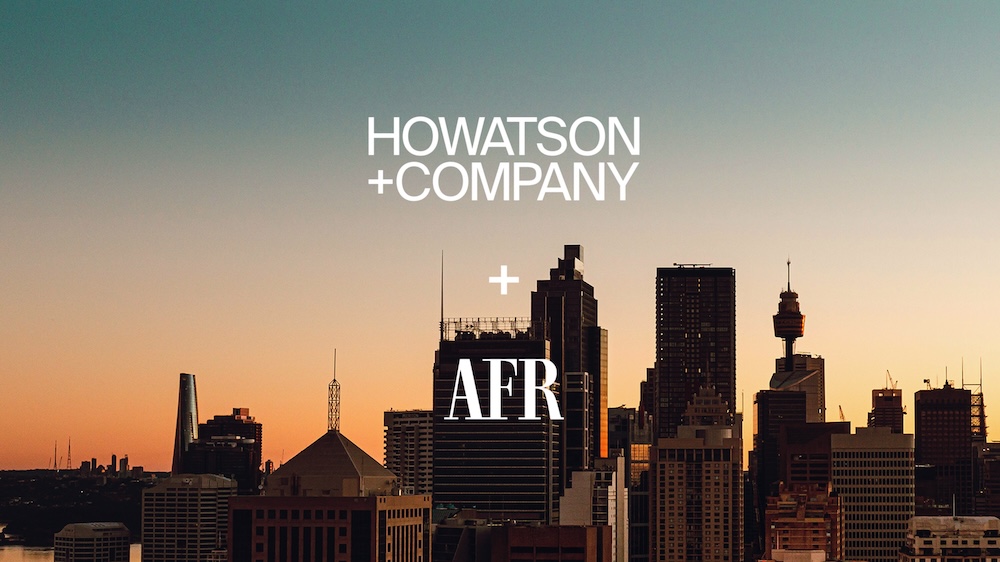 Australian Financial Review appoints Howatson+Co as new creative agency