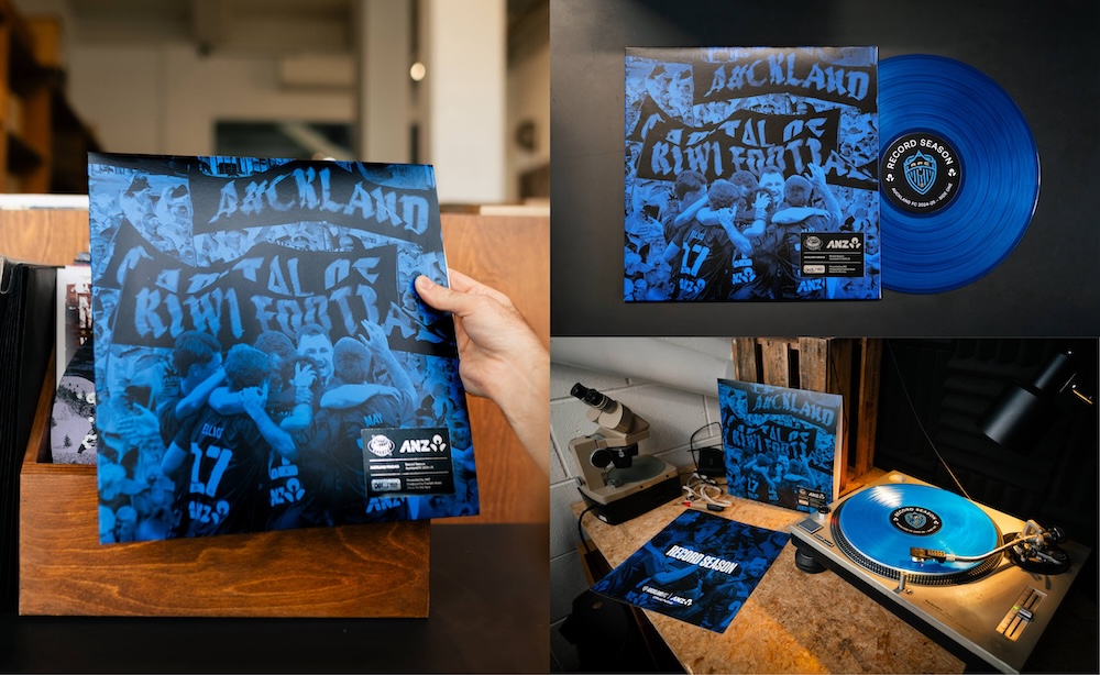 ANZ + TBWA\NZ Press Auckland FC’s Debut Season to Vinyl to Commemorate a ‘Record Season’