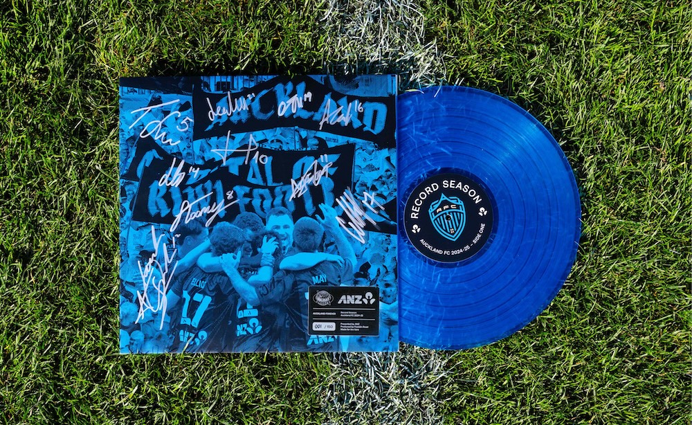 ANZ + TBWA\NZ Press Auckland FC’s Debut Season to Vinyl to Commemorate a ‘Record Season’