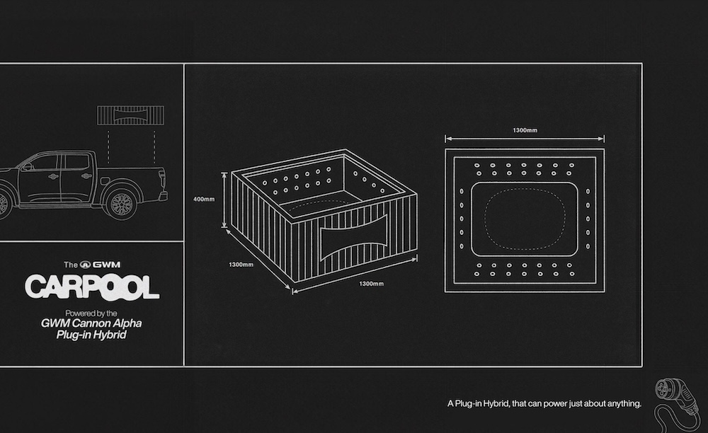 GWM takes car pooling to the next level with new innovation ‘The Carpool’ via Thinkerbell