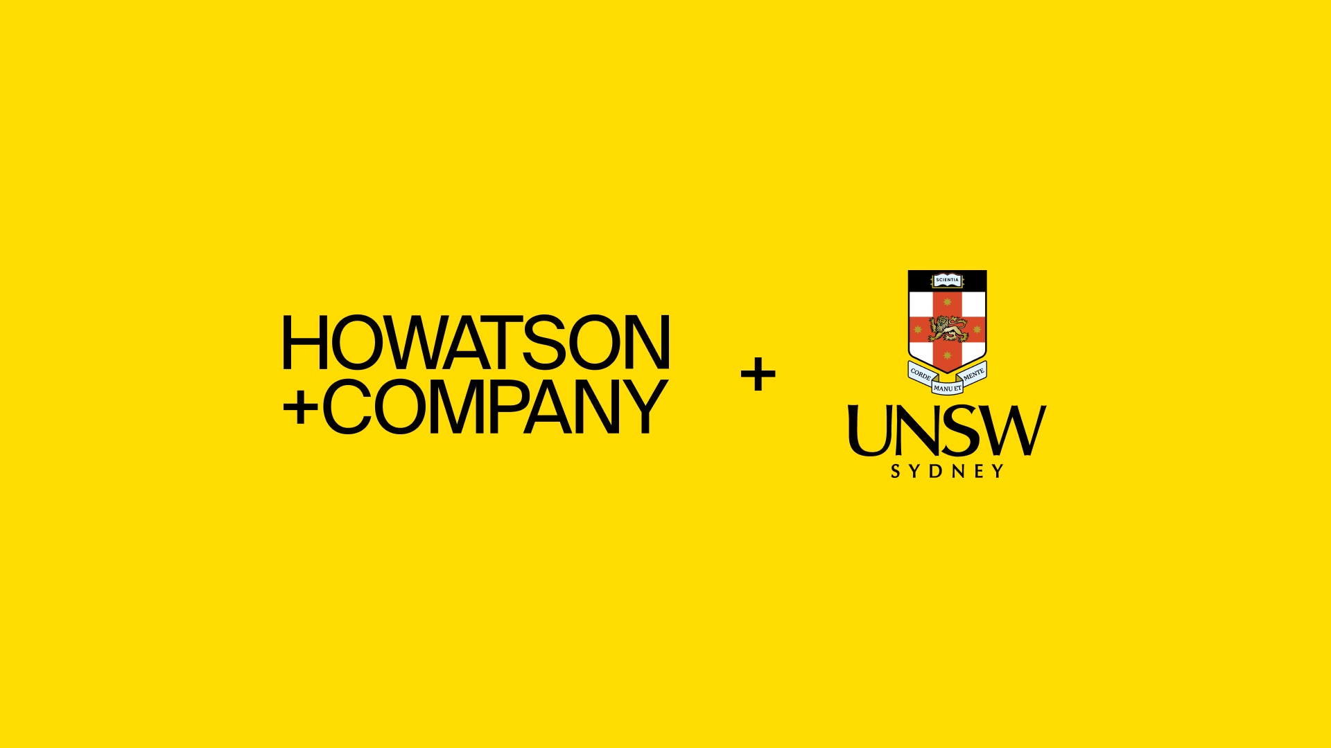 Howatson+Co retains UNSW Sydney account