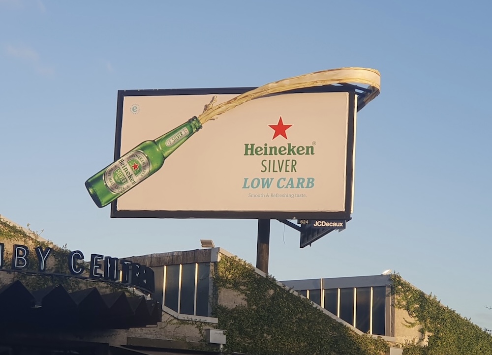 Heineken NZ launches bold 3D ‘Beer Pour’ OOH work via Saatchi & Saatchi and Dentsu Aotearoa