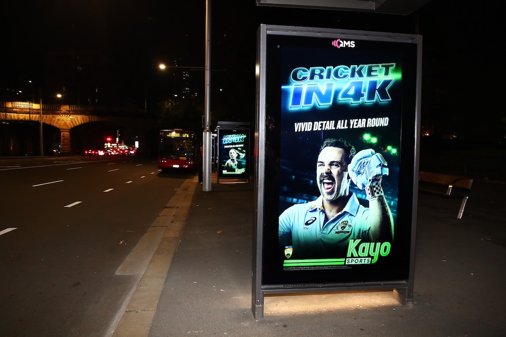 Kayo Sports illuminates Sydney CBD in Vivid OOH campaign via Balboa Foxtel Group Creative