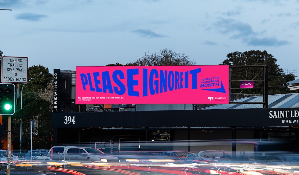 “Please Ignore It”: Tourette’s Association of NZ launches anti-awareness awareness campaign for Tourette’s Awareness Month via Saatchis NZ