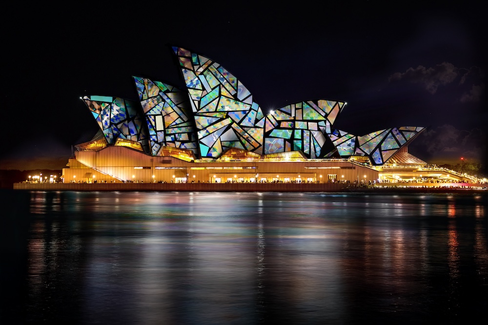 VANDAL illuminates Sydney Opera House for Vivid Sydney 2025 with Lighting of the Sails: Kiss of Light by David McDiarmid
