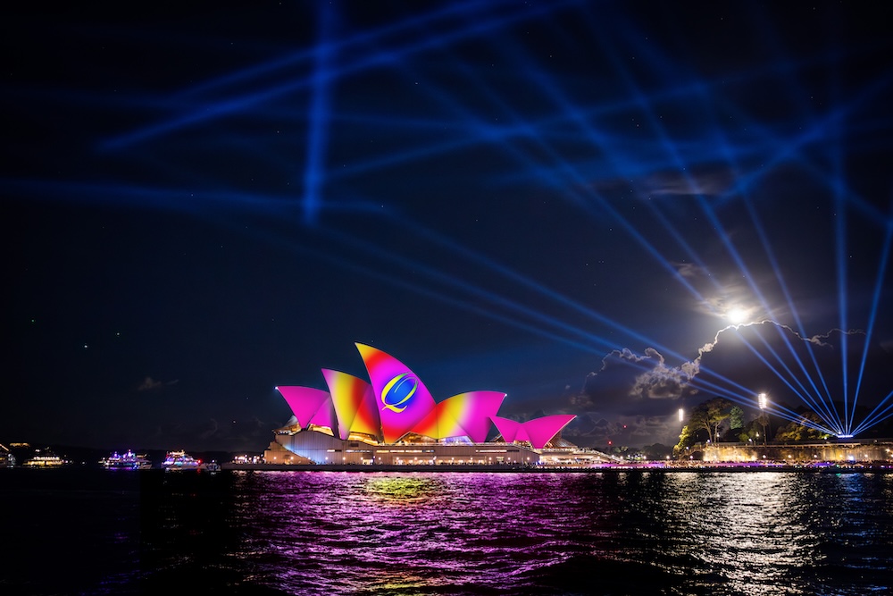 VANDAL illuminates Sydney Opera House for Vivid Sydney 2025 with Lighting of the Sails: Kiss of Light by David McDiarmid