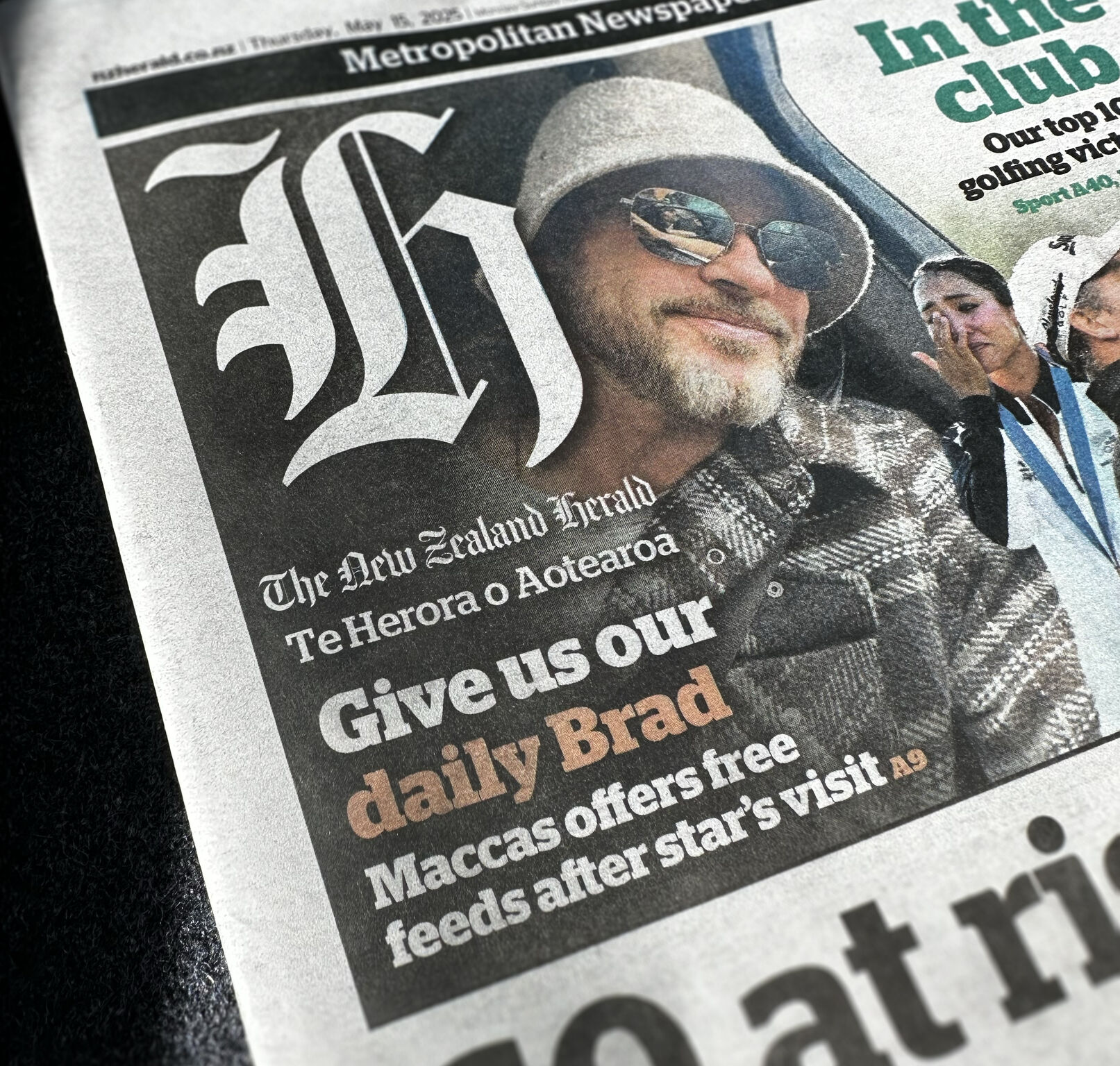 DDB Group Aotearoa turns Brad Pitt’s Kumeū Macca’s visit into nationwide shout for all Brads