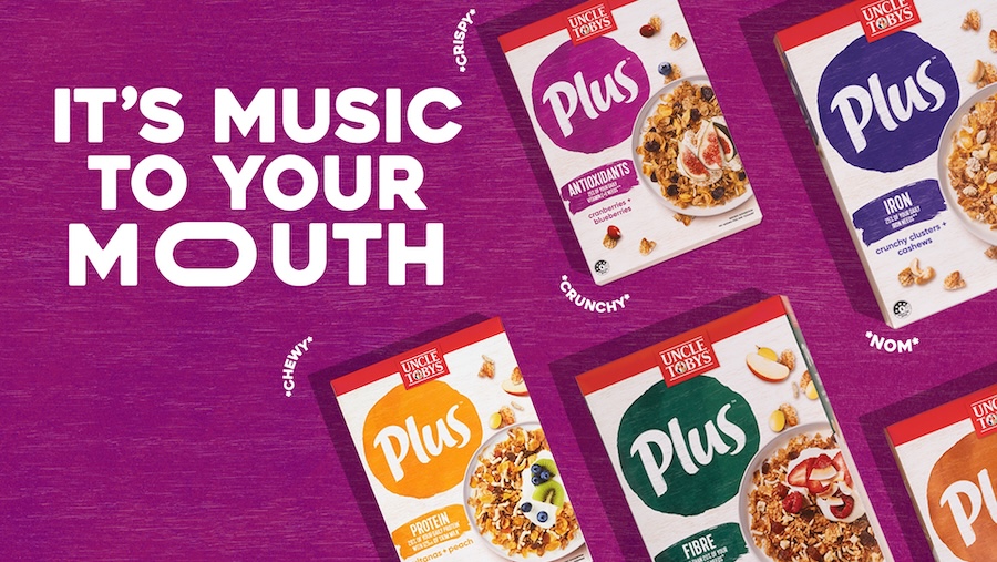 Music to Your Mouth: Uncle Tobys Plus launches first campaign in six years via Ogilvy Australia