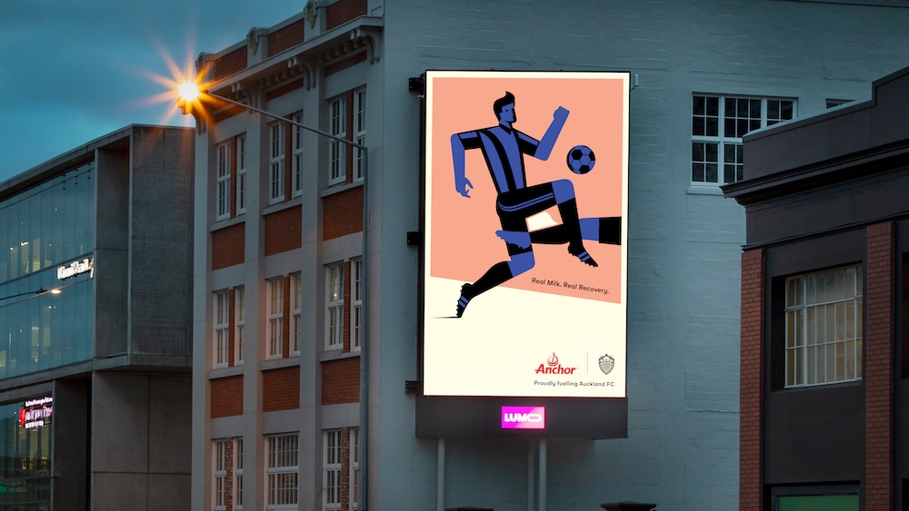 Anchor + Noma Bar kick off World Milk Day with bold tribute to the beautiful game via TBWA\NZ