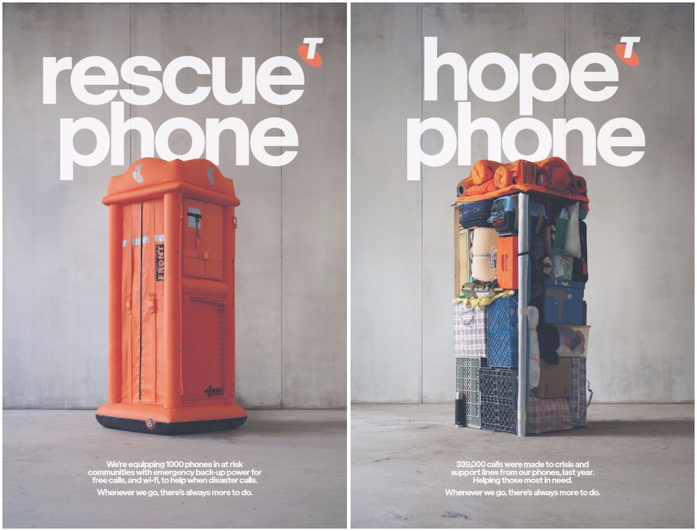 Beyond the Brief: How +61 and Bear Meets Eagle On Fire turned Telstra’s humble phone box into powerful symbols of community support
