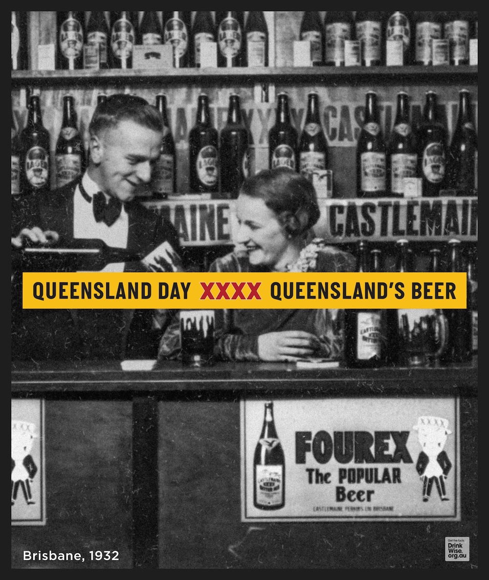 XXXX celebrates Queensland Day with new campaign via Thinkerbell featuring archival imagery capturing 146 years in culture