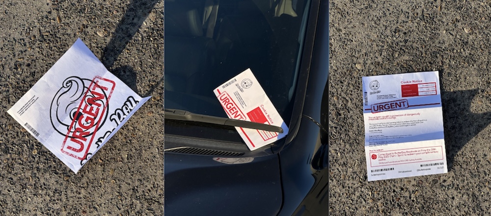 ButterBoy issues cookie notices in cheeky stunt for new Brookvale HQ via Hatrik House