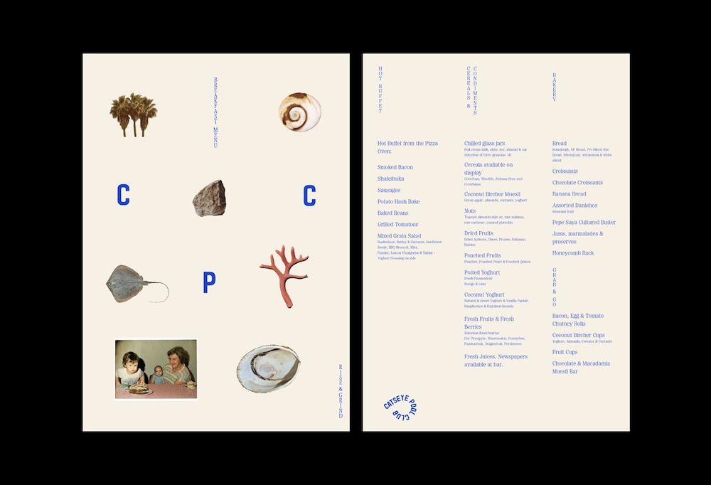 The General Store creates brand identity for The Sundays Hotel and Catseye Pool Club