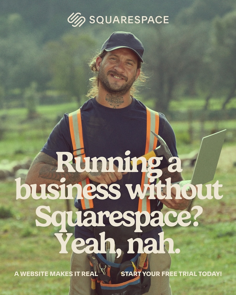 Squarespace launches heartfelt, uncanny love letter to Aussie and Kiwi tradies in new campaign