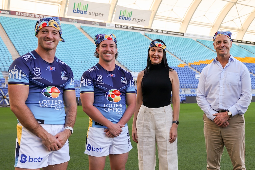 Canteen, Titans and The Lottery Office team up for record-breaking bandanna campaign