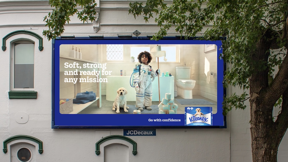 Kleenex taps into the confidence of feeling clean in new brand platform via Thinkerbell