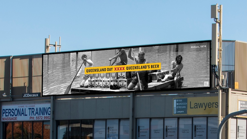 XXXX celebrates Queensland Day with new campaign via Thinkerbell featuring archival imagery capturing 146 years in culture