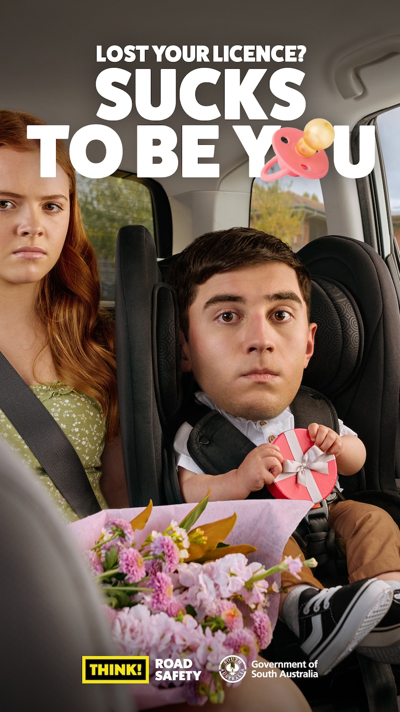South Australia Police spits the dummy at young drivers in new safety campaign via Showpony