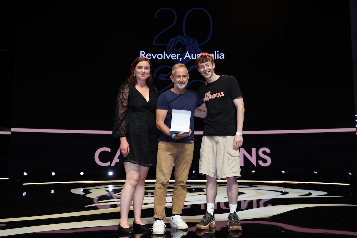 History made as Revolver is the first Australian production company to win the Palme d’Or in the history of the Cannes Lions Festival of Creativity