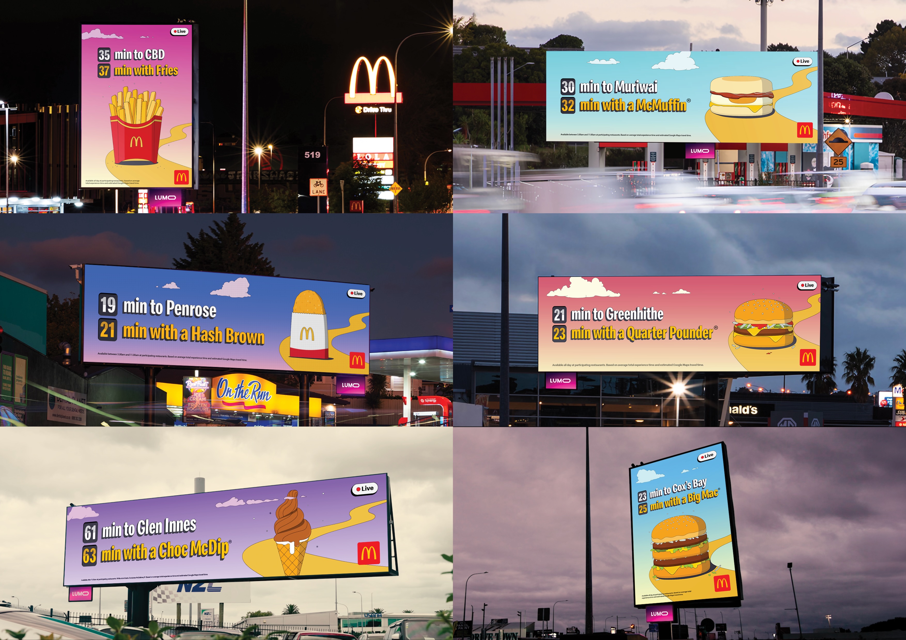 Macca’s NZ launches new mouth-watering, real time out of home campaign via DDB Aotearoa