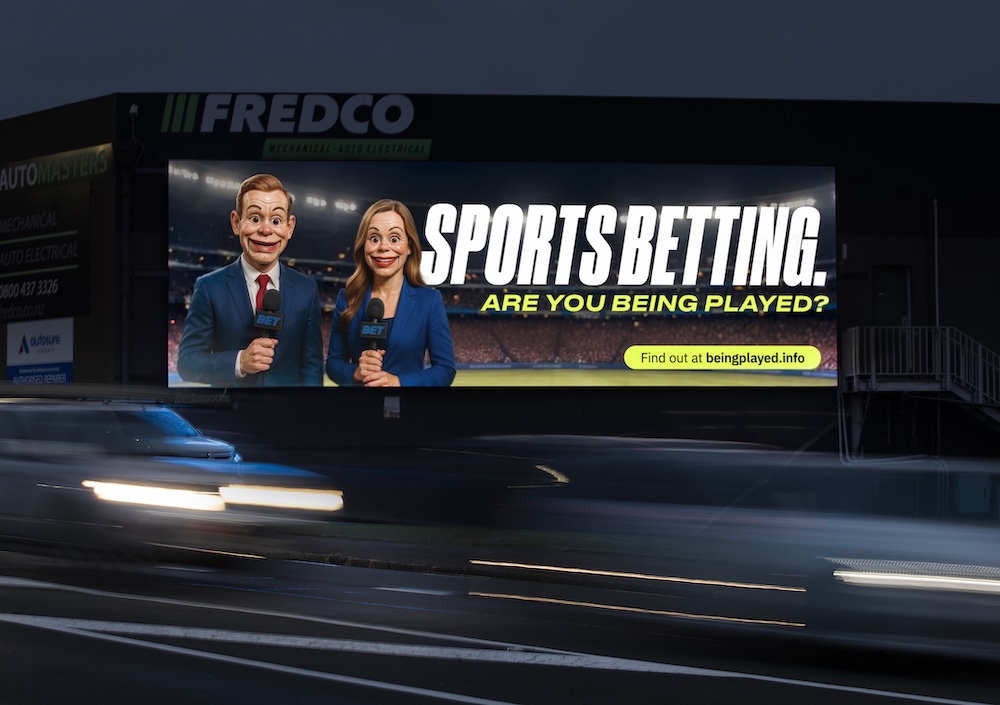 The Problem Gambling Foundation pokes the bear in ‘Are You Being Played?’ campaign via 4AM, NZ