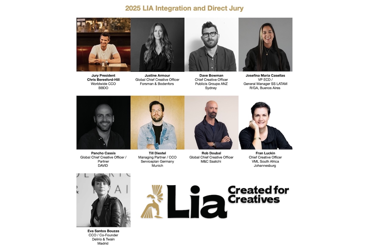 Publicis Groupe ANZ CCO Dave Bowman selected for LIA 2025 Integration and Direct Jury