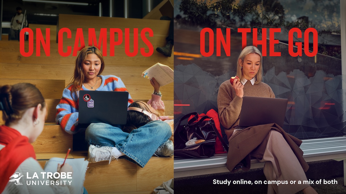 La Trobe University champions study flexibility and freedom in new campaign, created in-house