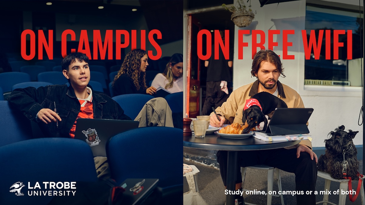 La Trobe University champions study flexibility and freedom in new campaign, created in-house