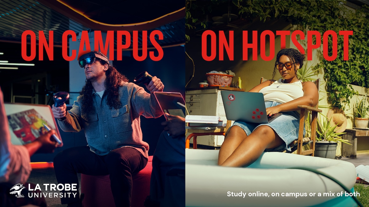 La Trobe University champions study flexibility and freedom in new campaign, created in-house
