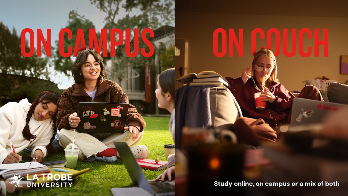La Trobe University champions study flexibility and freedom in new campaign, created in-house