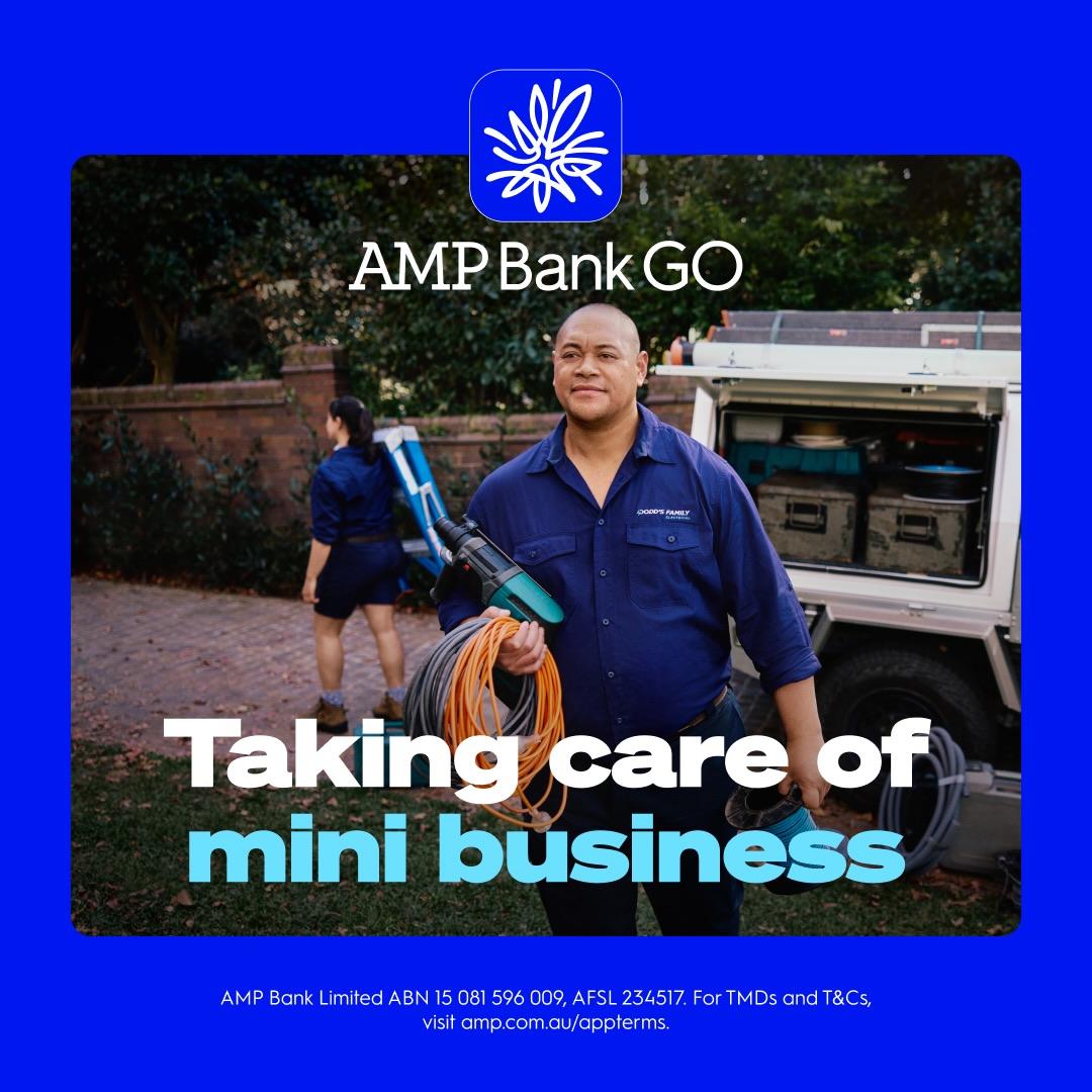 AMP Bank GO heroes Australia’s ‘mini businesses’ with launch of brand campaign via JOY + Avenue C