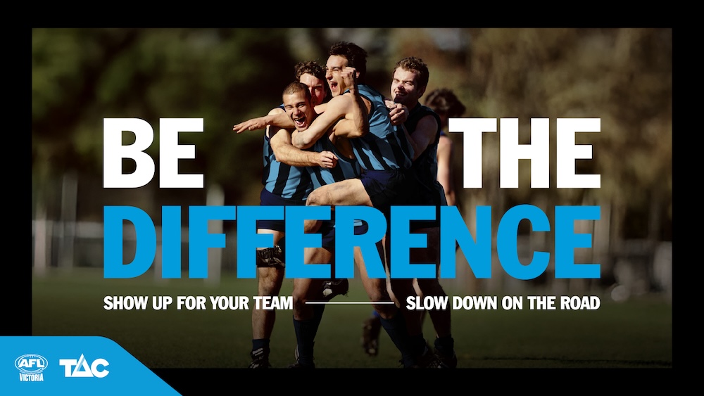 MKTG named creative agency for TAC and AFL Victoria’s three-year road safety partnership; launches new ‘Be The Difference’ campaign