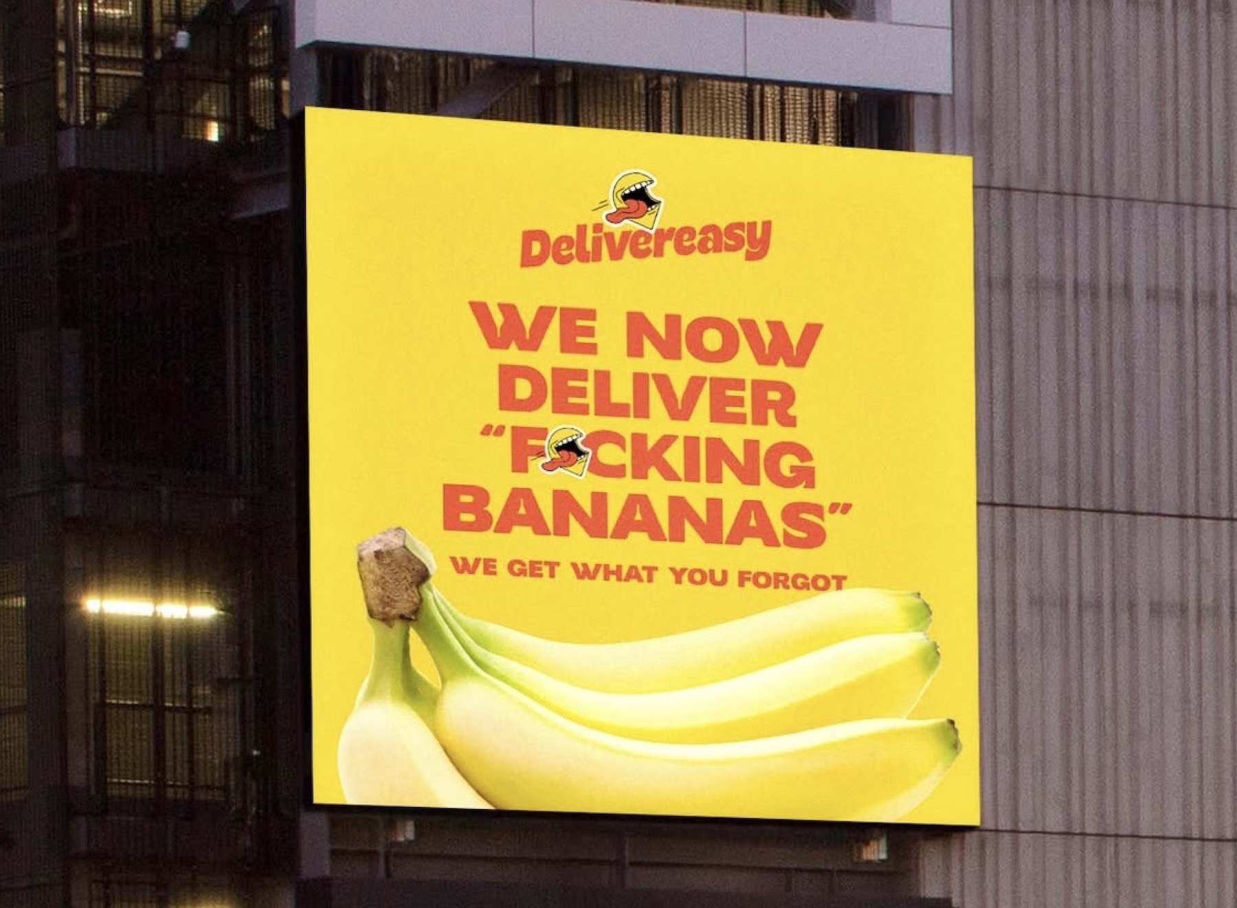 Delivereasy goes ‘F*cking Bananas’ with new brand and merch drop via Colenso BBDO