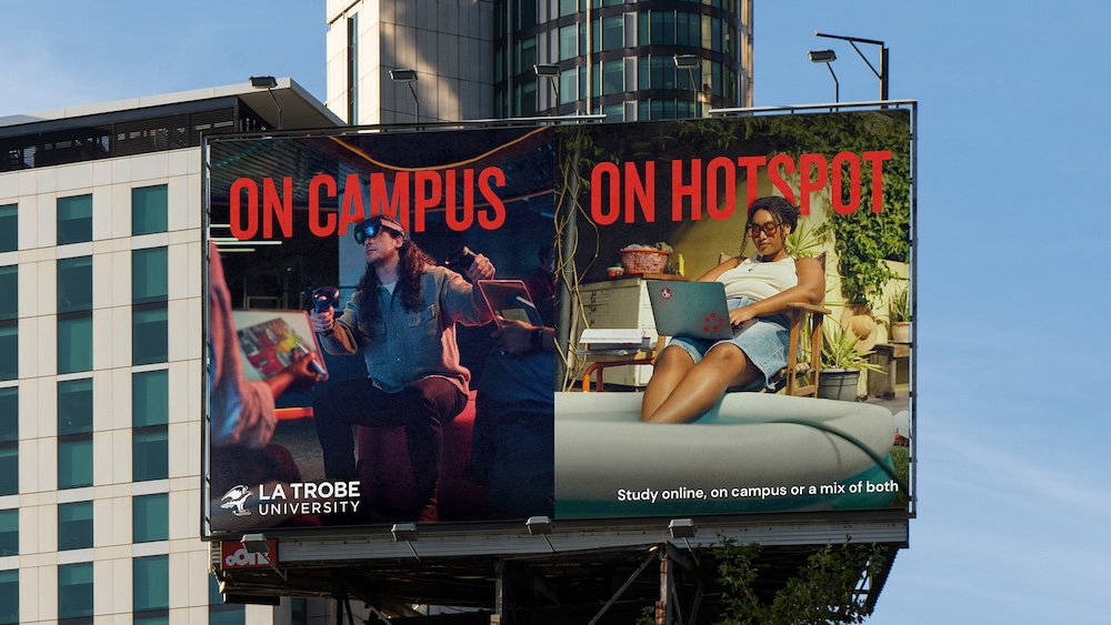 La Trobe University champions study flexibility and freedom in new campaign, created in-house