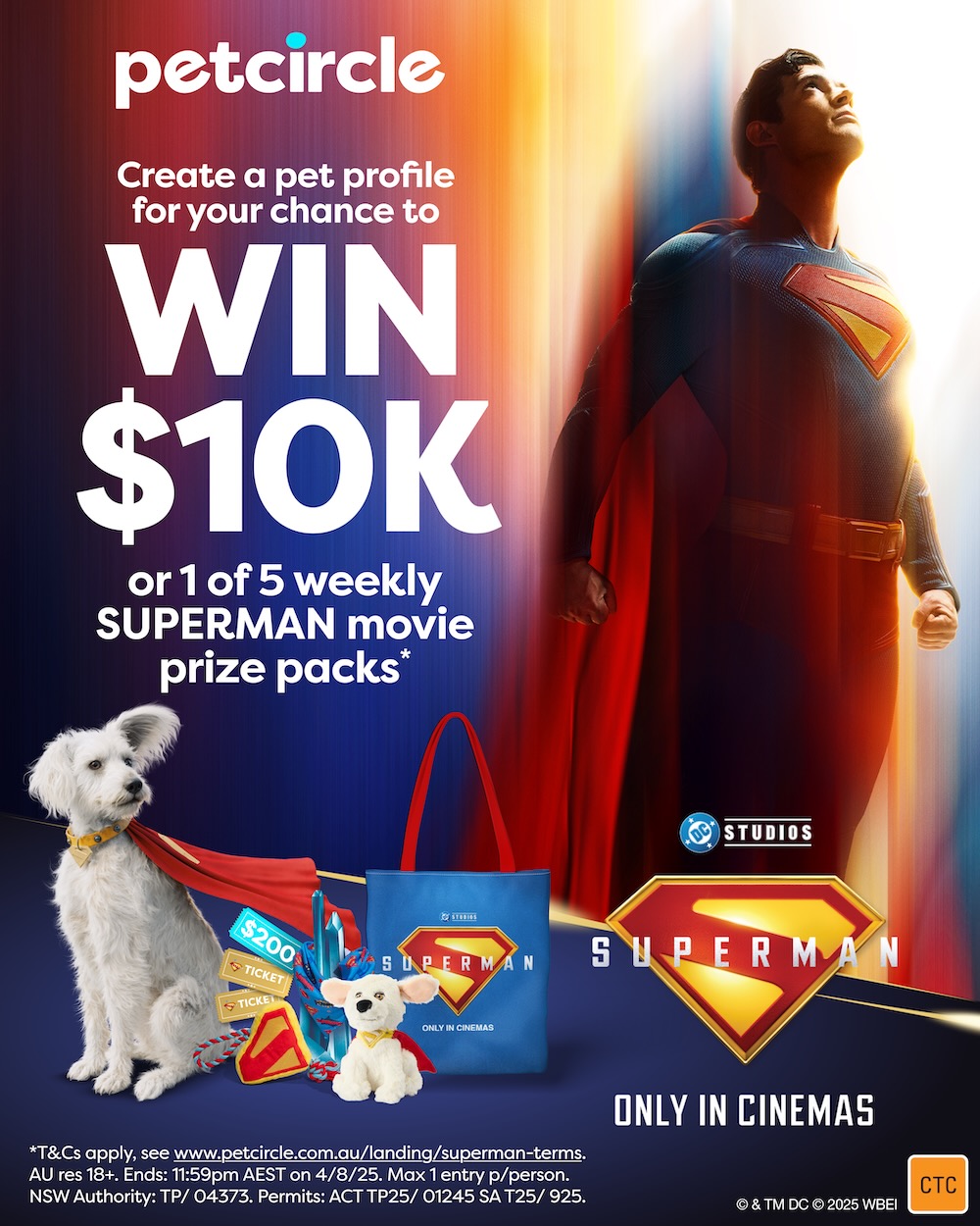 Pet Circle partners up with Warner Bros. and DC Studios for new Superman brand campaign