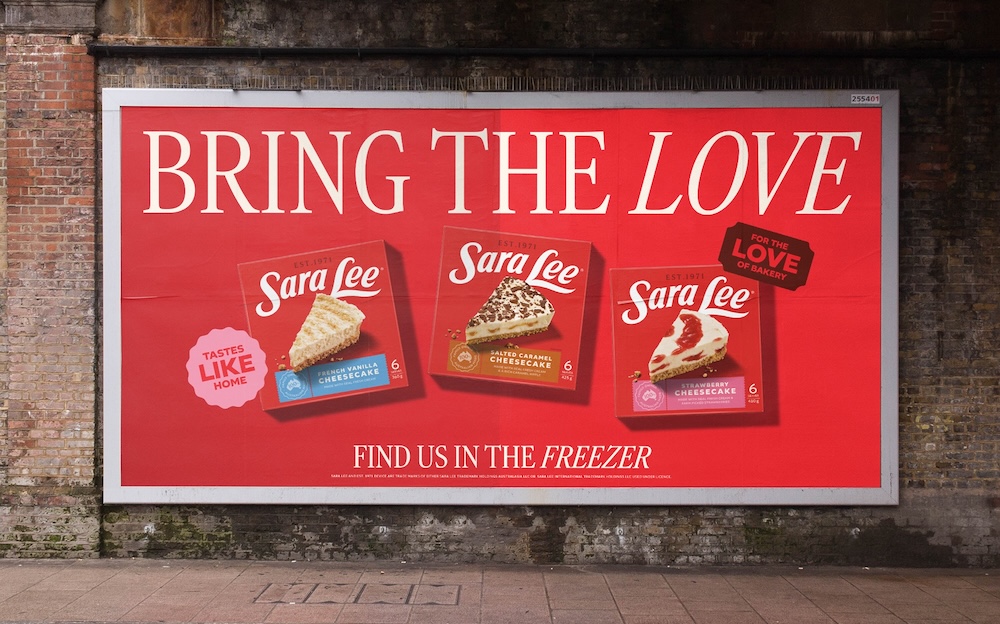 Sara Lee launches new look with vibrant ‘Bring the Love’ brand refresh via Molasses