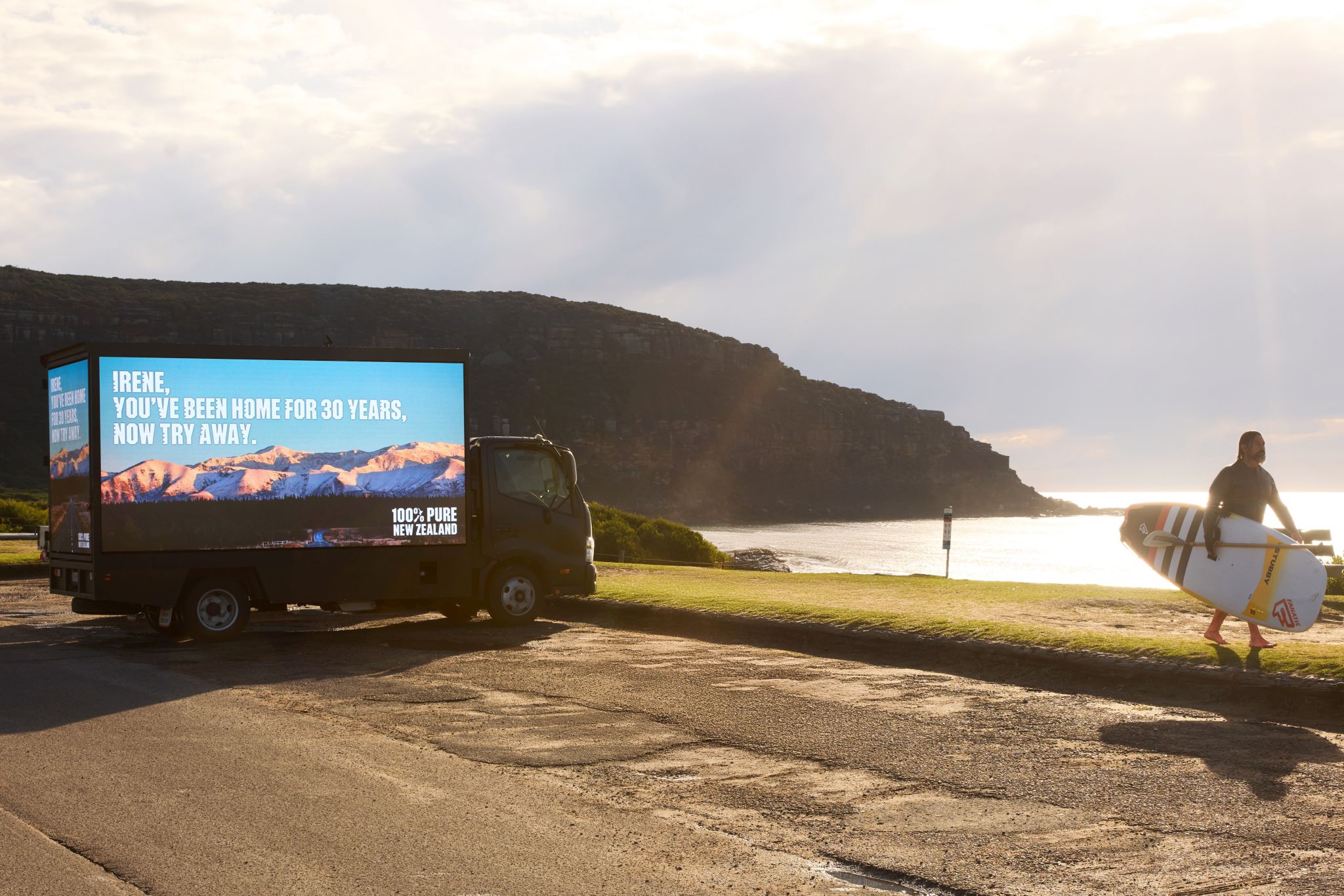 Air NZ offers Summer Bay’s Irene the ‘retirement break she deserves’ in new work via Special PR NZ