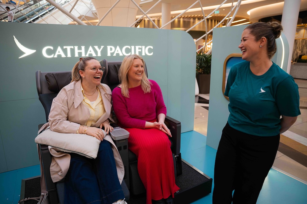 Cathay Pacific and Curious Nation take premium flight experience from the runway to retail