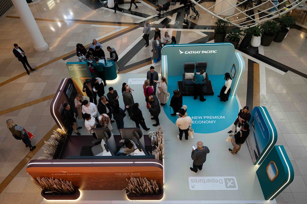 Cathay Pacific and Curious Nation take premium flight experience from the runway to retail