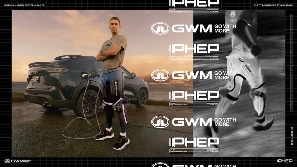 GWM Unveils Plug-in Hybrid Electric Pants (PHEP) Powered by Vehicle-to-Wearable Technology via Thinkerbell