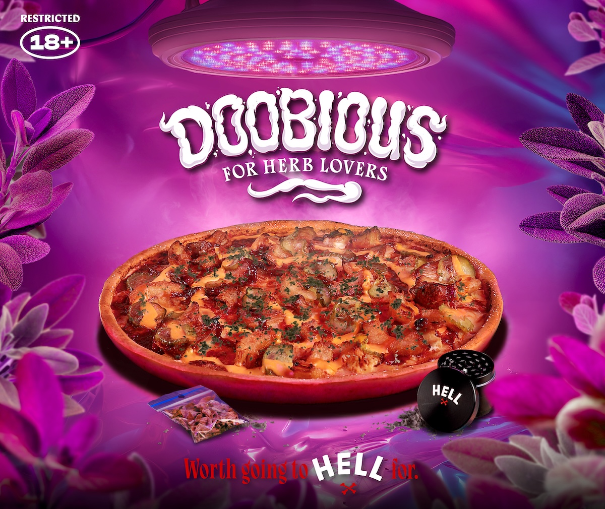 HELL and Yarn roll out ‘Doobious’ new pizza and campaign to spark convo about cannabis use
