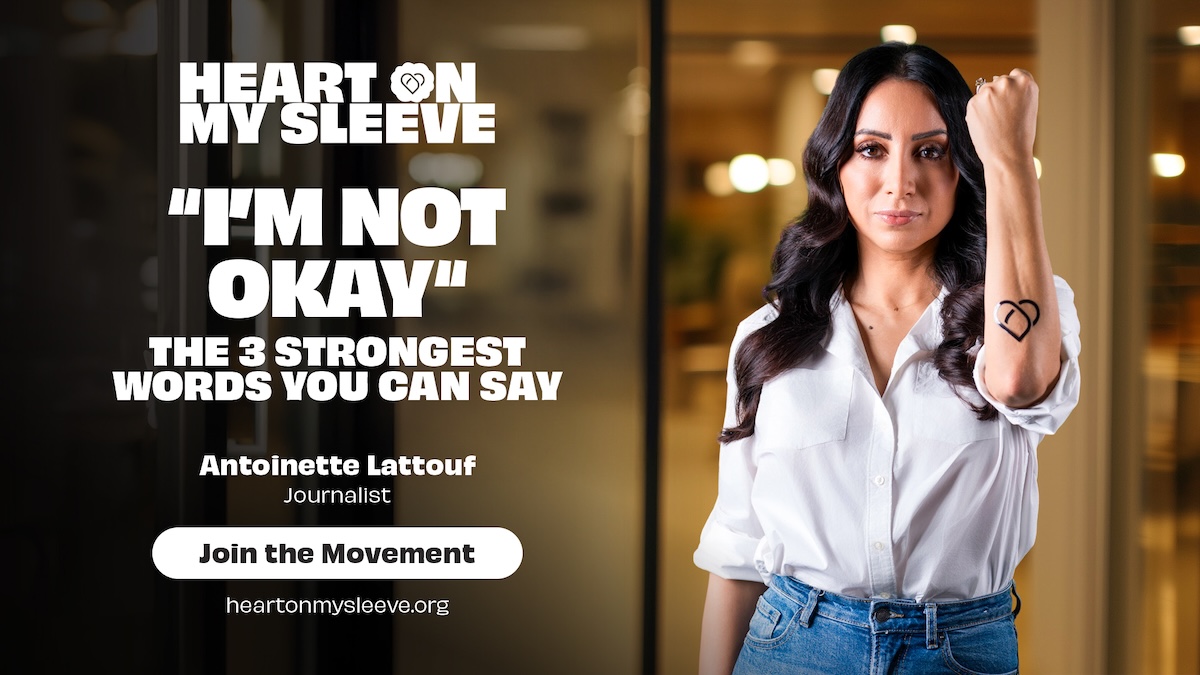 Media industry and celebrities get behind ‘Heart On My Sleeve’ campaign for mental health