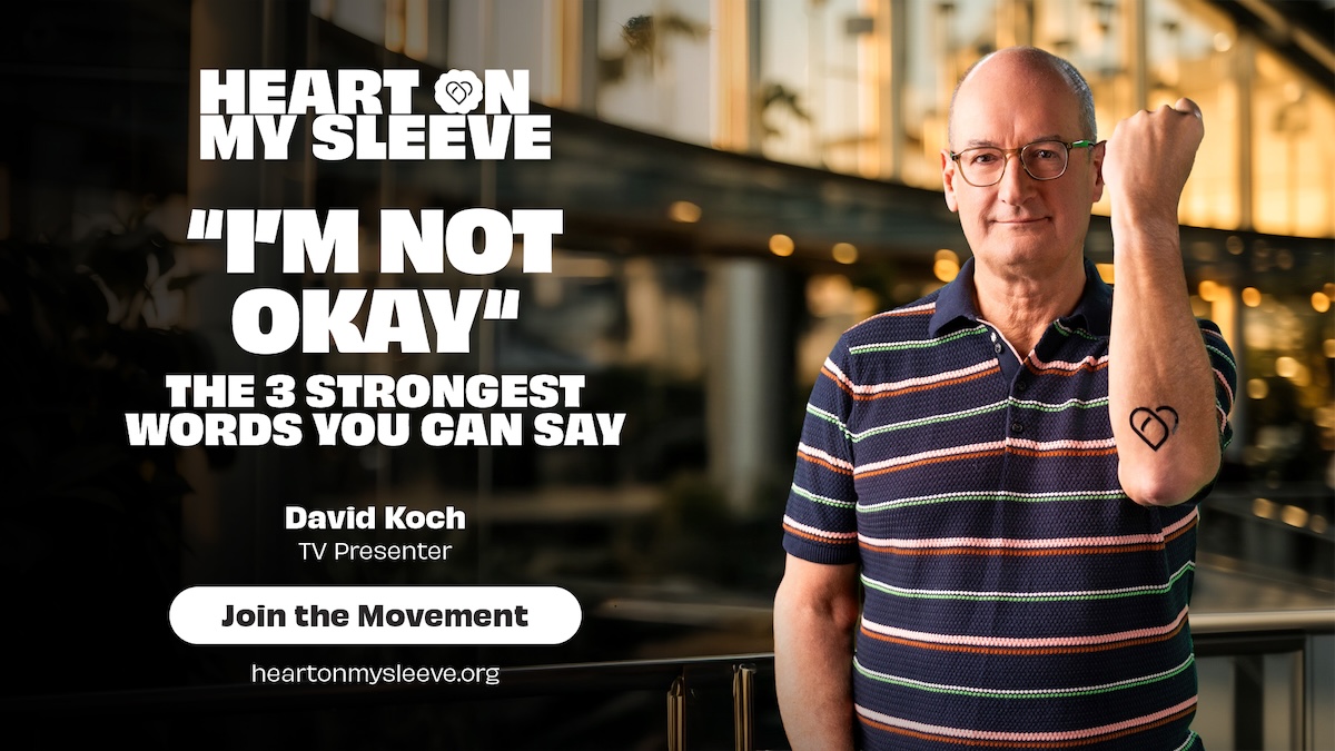 Media industry and celebrities get behind ‘Heart On My Sleeve’ campaign for mental health