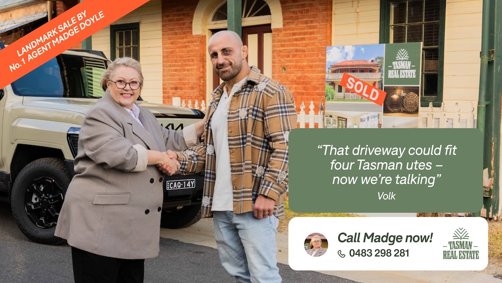 Domain and Kia reunite tradie all-stars in new Tasman Town campaign