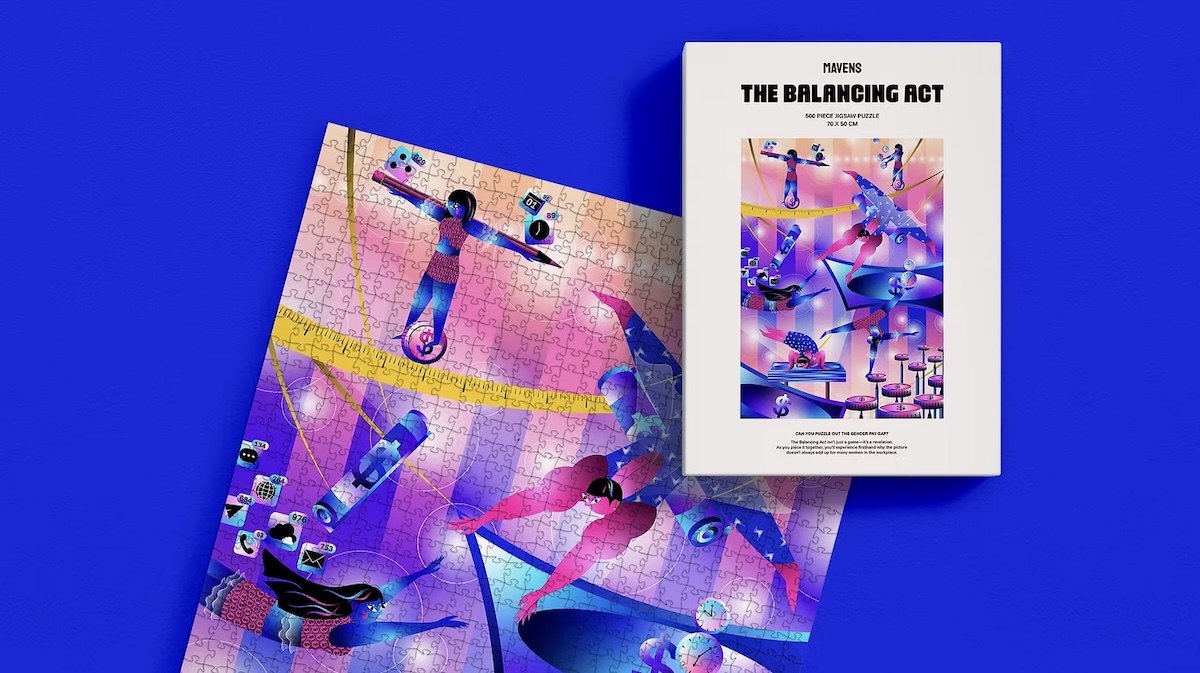 Mavens launches ‘The Balancing Act’ puzzle to expose the gender pay gap on Equal Pay Day