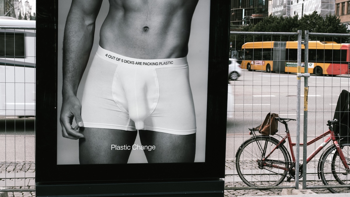 Plastic Change urges World Leaders to think with their d*cks (to save their balls) in cheeky campaign via Worth Your While + Glue Society