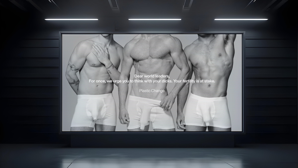 Plastic Change urges World Leaders to think with their d*cks (to save their balls) in cheeky campaign via Worth Your While + Glue Society