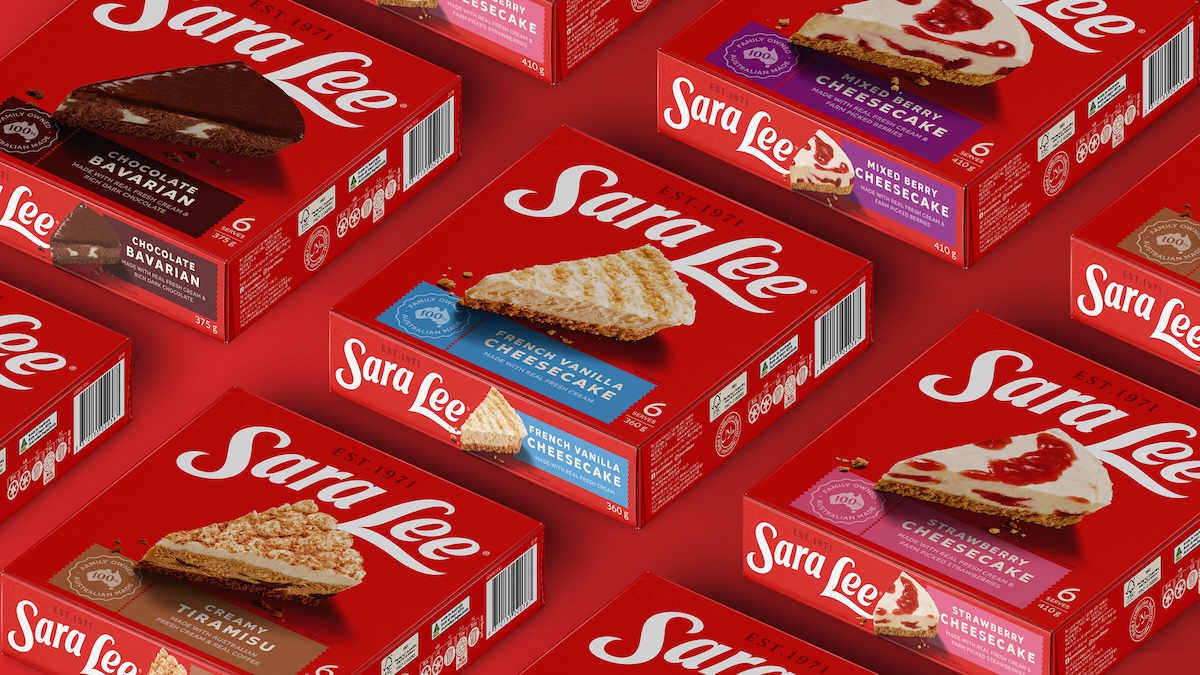 Sara Lee launches bold brand refresh via Disegno