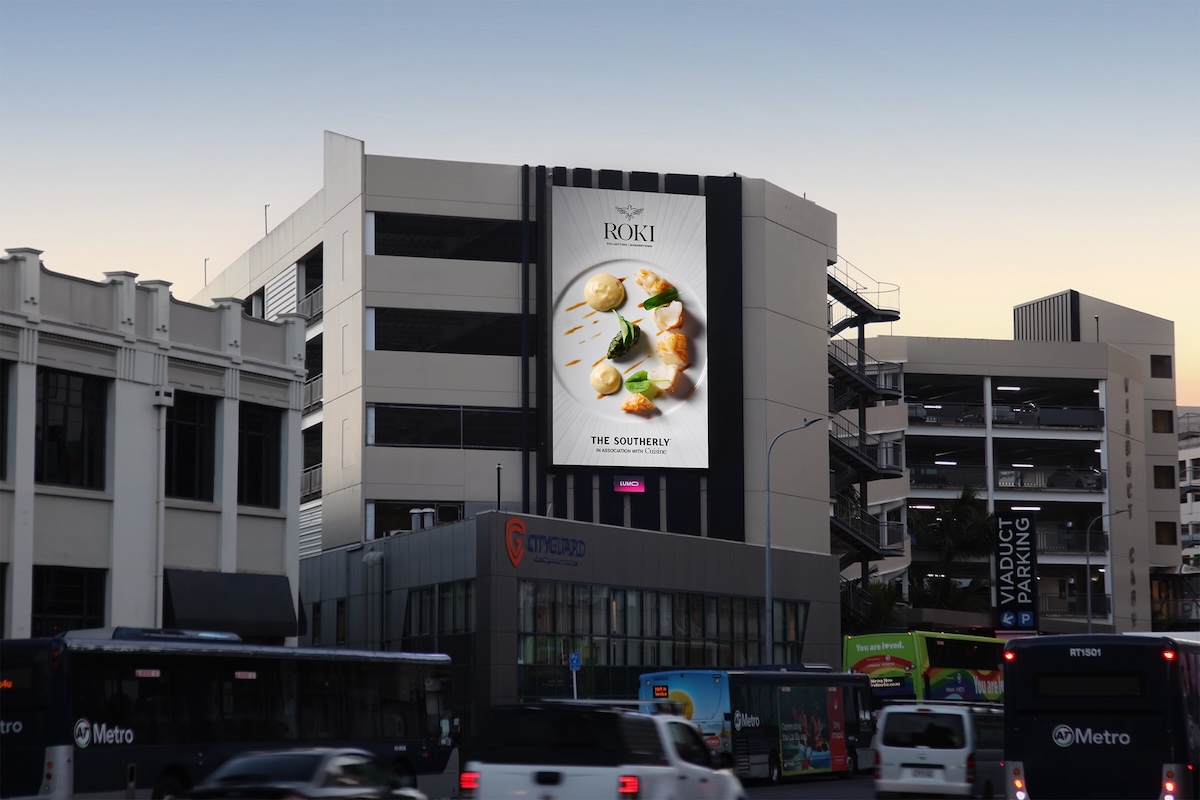 The Southerly uses dynamic billboards to spotlight chef creations in new work via Hello
